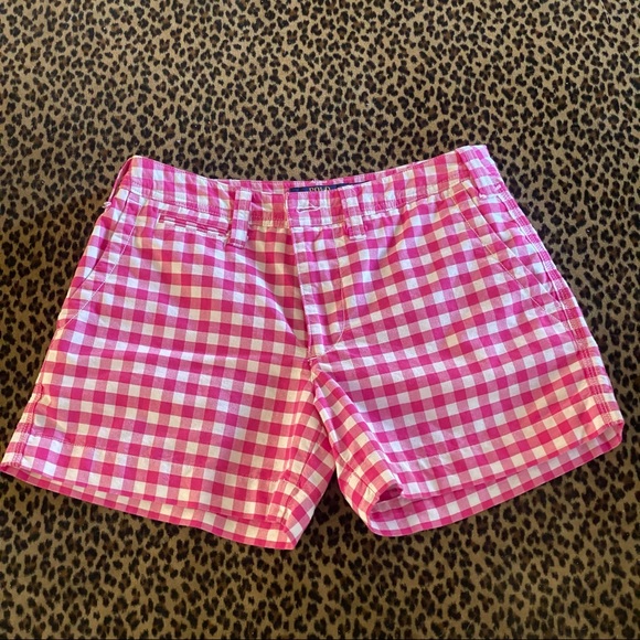 Polo Ralph Lauren Pants - Ralph Lauren pink and white gingham shorts